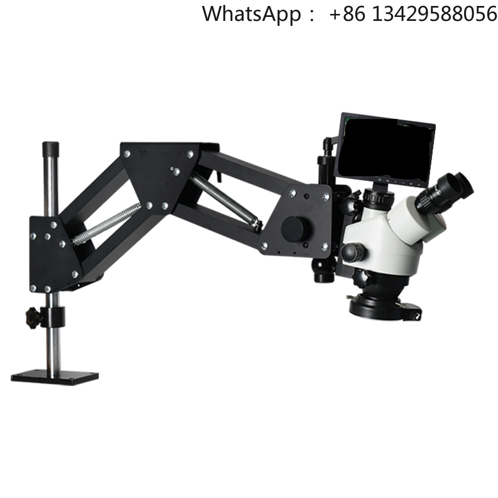 10インチ2K解像度LED照明 7倍-45倍ズーム ステレオ - Trinocular Stereo Microscope 7X-45X のレビューと価格