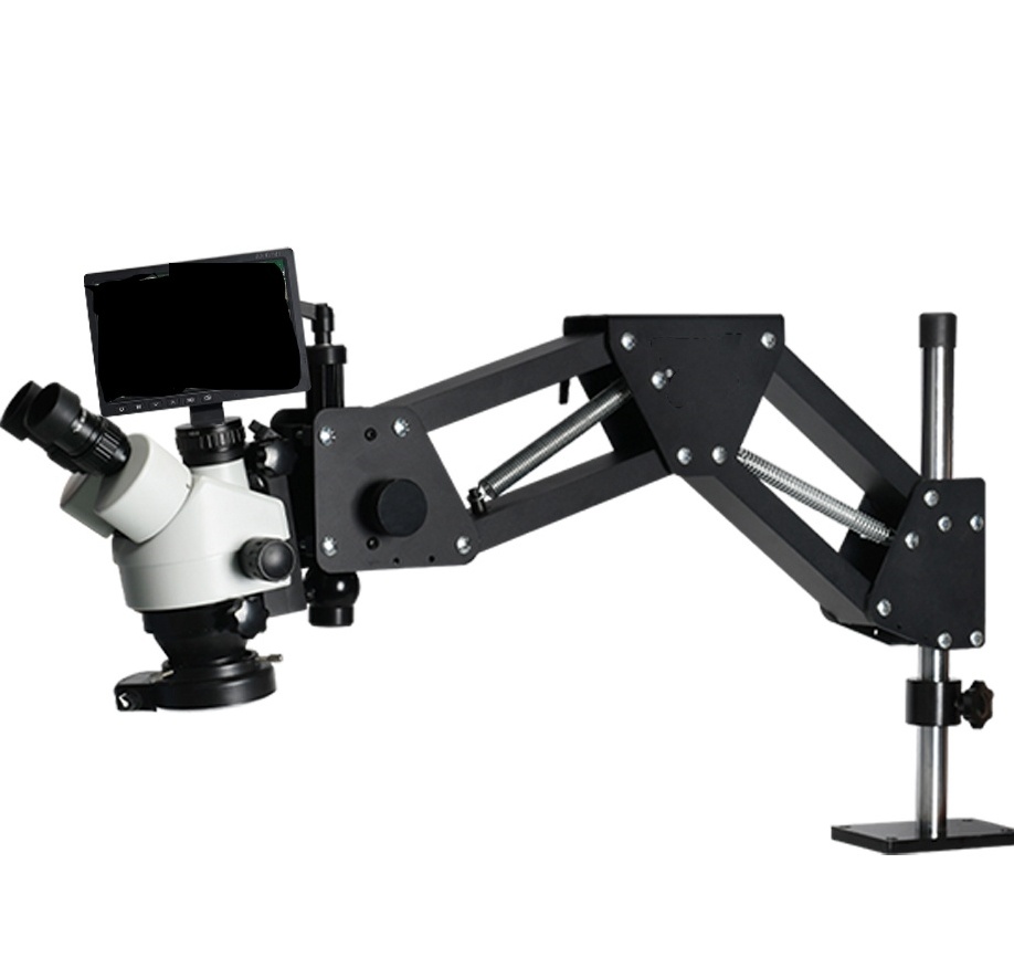 10インチ2K解像度LED照明 7倍-45倍ズーム ステレオ - Trinocular Stereo Microscope 7X-45X のレビューと価格