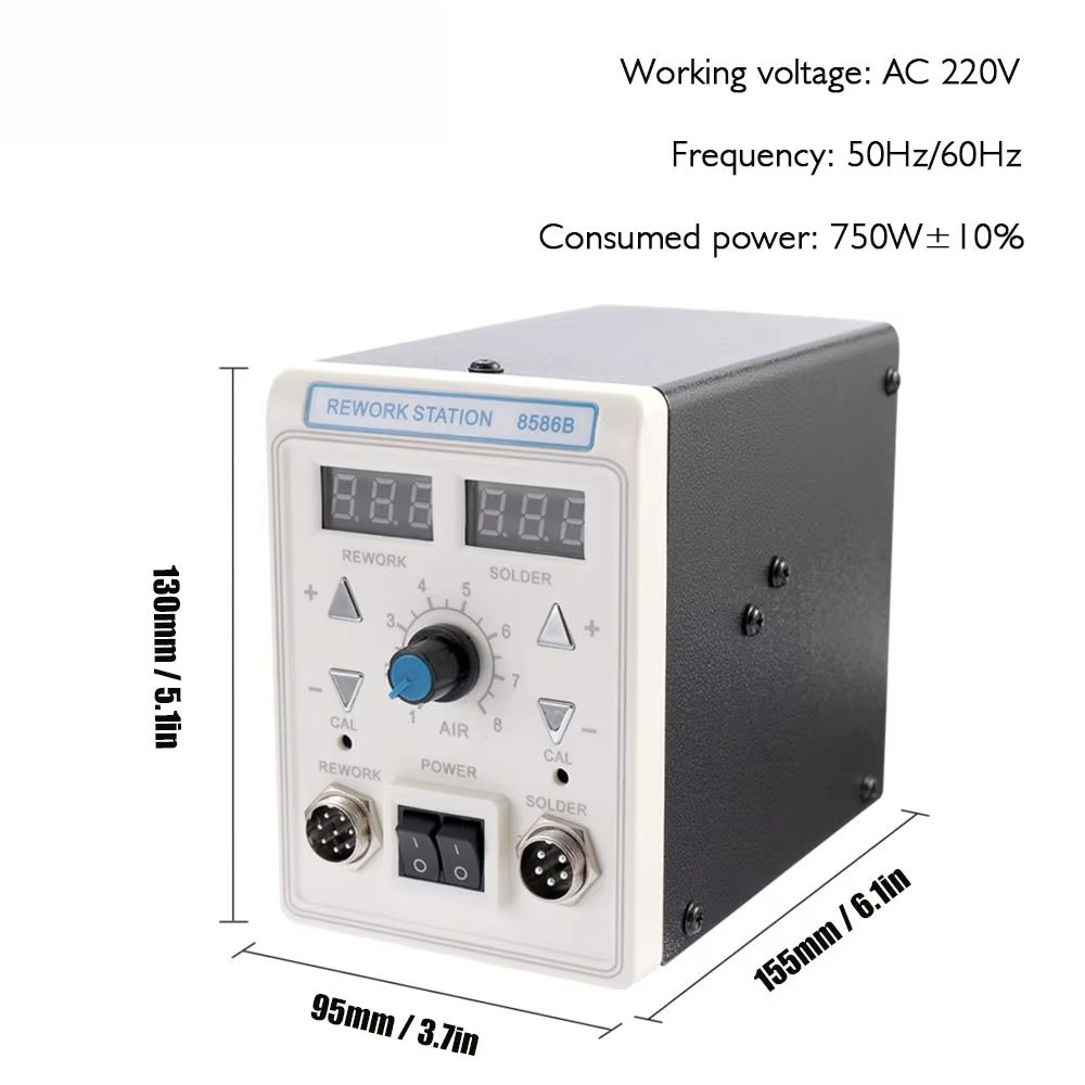 APD-8586B 750W デジタルESD 2 in 1  - 2 In 1 Soldering Rework Station 750W のレビューと価格
