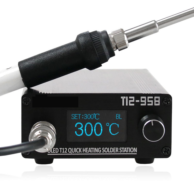 T12-958 ミニインテリジェントはんだ付けステーション  - T12 Soldering Station Oled のレビューと価格