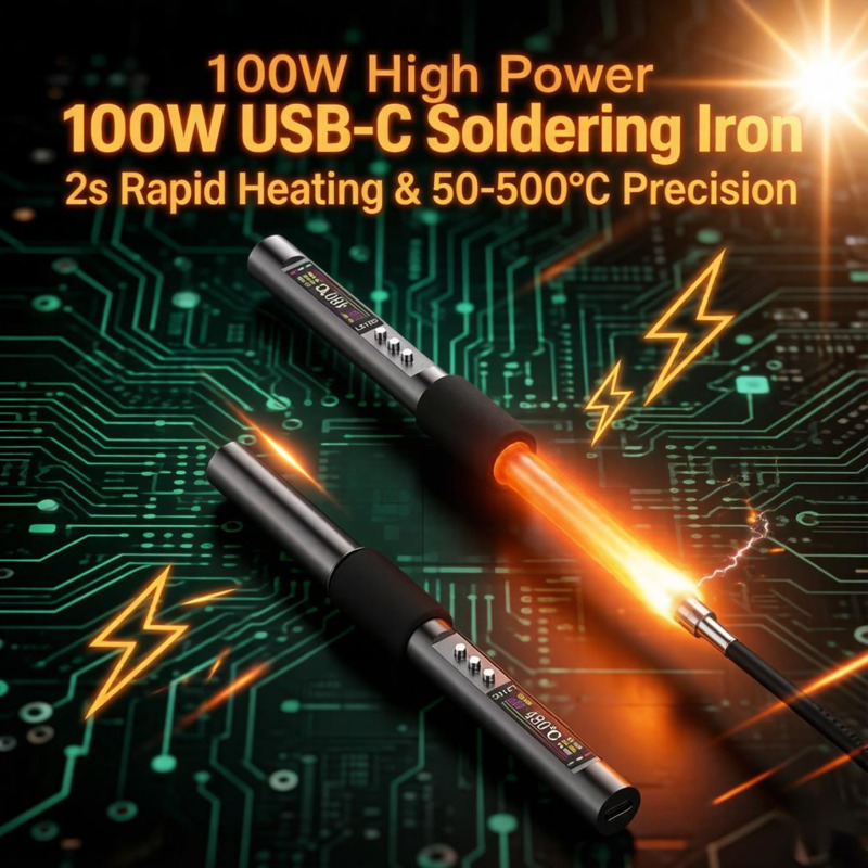 100W はんだごて、2秒で瞬時に加熱、精密な温度調整（50 - C210 Precision Soldering Station のレビューと価格